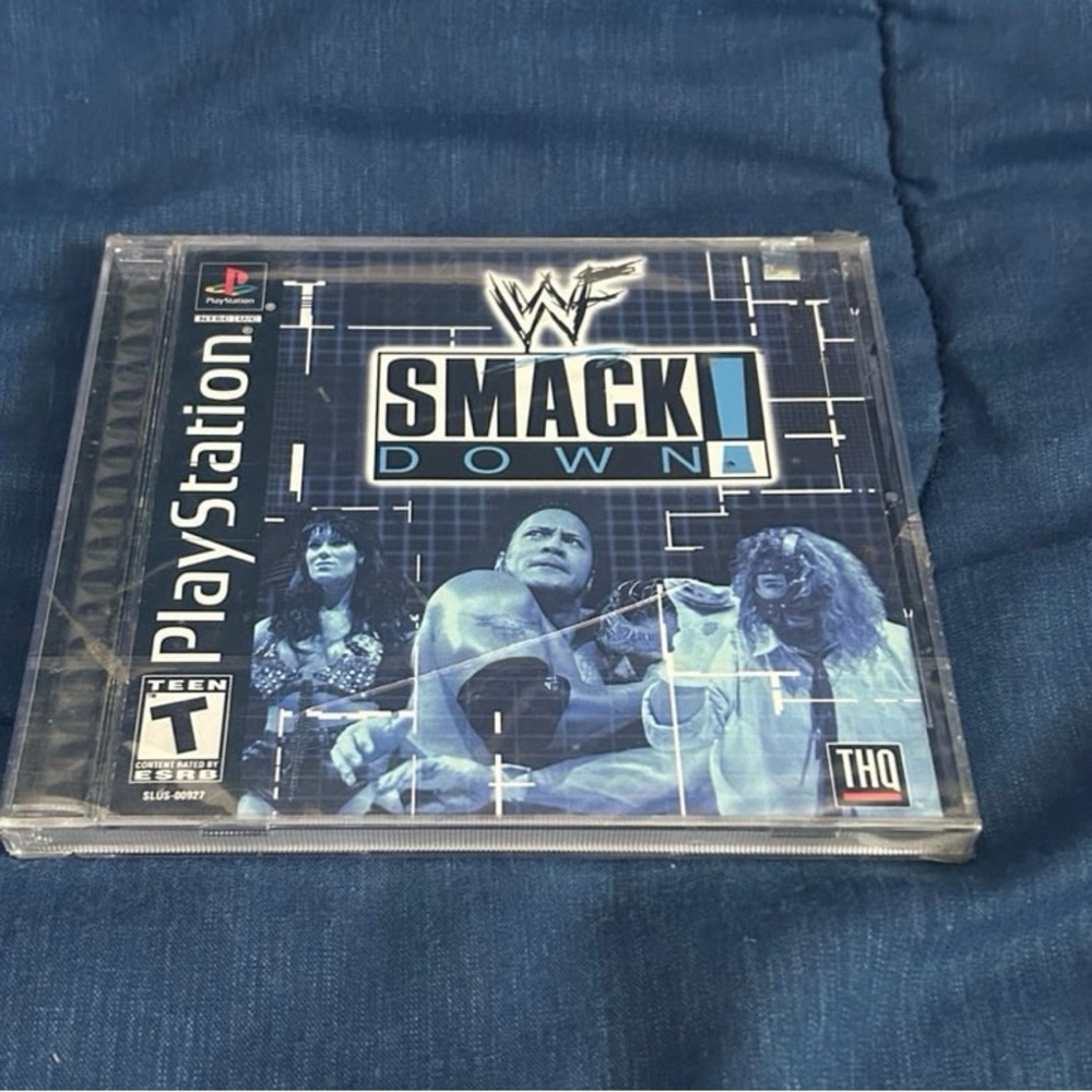 WWF SmackDown (Sony PlayStation 1, 2000) - SEALED - Picture 2 of 10